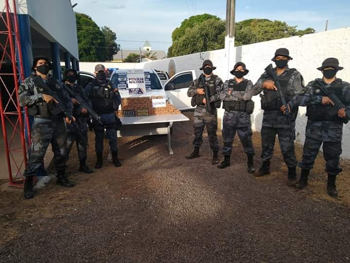 Força Tática apreendeu 117 kg de droga numa região de mata entre Canarana e Campinápolis