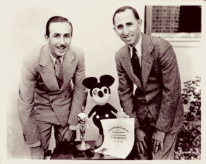 Walt e Roy Disney.