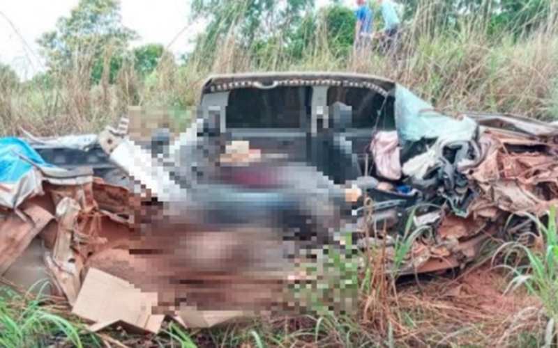 Duas pessoas morreram em um acidente de trânsito no sábado (12) na MT-020, região de Paranatinga, a 411 km de Cuiabá.