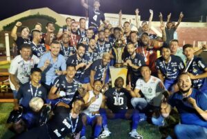 O Nova Mutum é campeão mato-grossense! O estreante na elite ficou com o título estadual ao vencer o União no jogo de volta por 1 a 0.