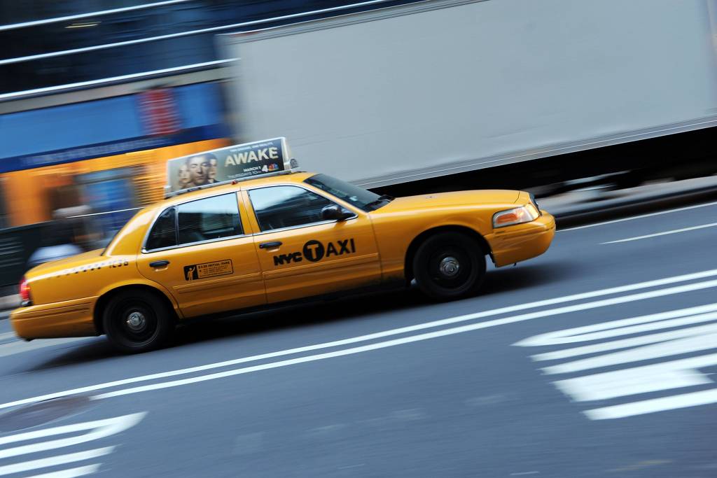 táxis amarelos