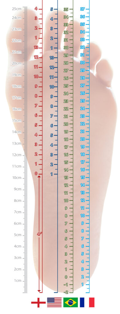 numeração sapato